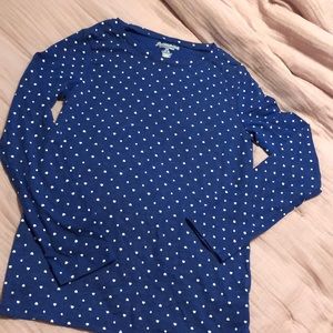 Old Navy Girls Navy Shirt - Size L (10-12)